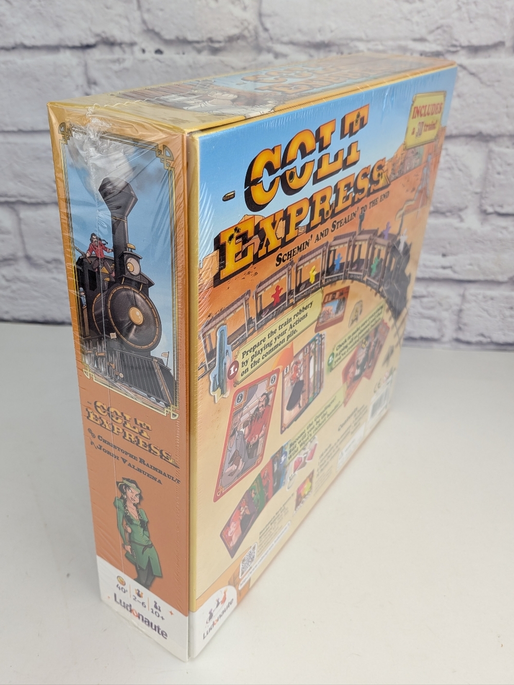 NEW SEALED Colt Express Ludonaute 3D Train Game Made In Germany - Picture 4 of 5